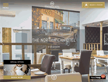 Tablet Screenshot of northwickhotel.co.uk